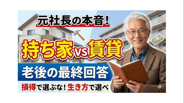 持ち家リフォーム大変だ。賃貸大家は厳しい。住まいをDIYできなくなったら、引っ越しか。ライフスタイルや住まいに関することを発信「６０代からの本音ノート」。#６０代,#シニア,#DIY,#リフォーム,
