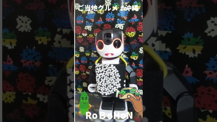 【ご当地グルメ】沖縄県だよ何だと思う？🤖💕 #ロボホン #沖縄#グルメ  #ひとり暮らし #robohon  #robot  #ロボット