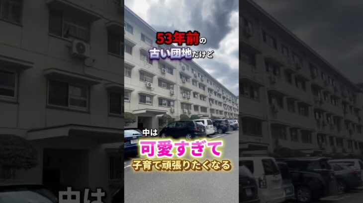 古そうな団地の中が、可愛い！？けどまさかの欠点が…  #お部屋探し #リノベ #不動産 #ルームツアー #物件探し