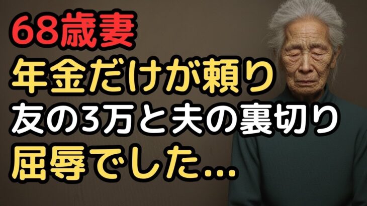 年金だけを頼りに生きる日々。かつての友人にスーパーで遭遇、あまりの憐れみに声も出なかった。