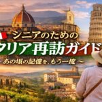 シニアのためのイタリア再訪ガイド〜 あの頃の記憶を、もう一度 〜