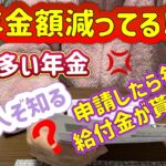【シニア一人暮らし】年金減ってるけどなぜかわからない(＞人＜;)