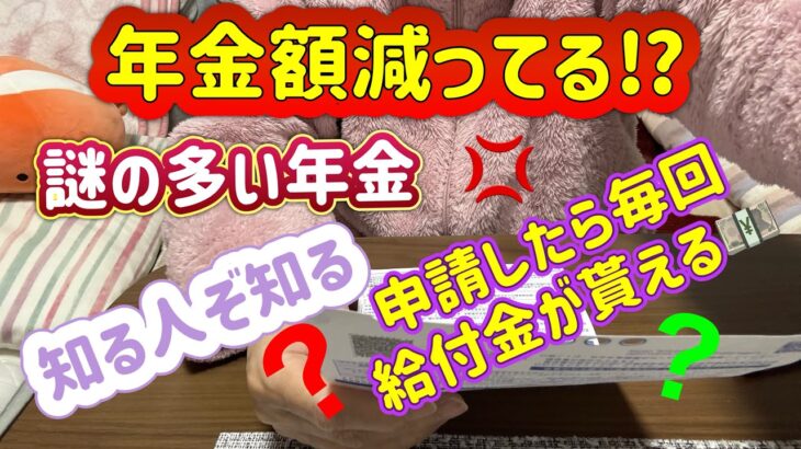 【シニア一人暮らし】年金減ってるけどなぜかわからない(＞人＜;)