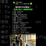 海外旅行の必需品！空港で役立つ基礎英単語