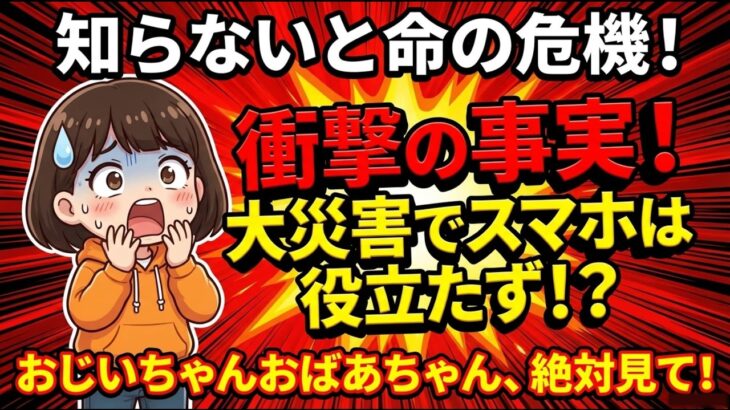 【知らないと後悔】スマホが使えない！？震災時に家族と繋がる「緑の電話」の裏ワザ活用術｜シニアの味方【ちーちゃん】