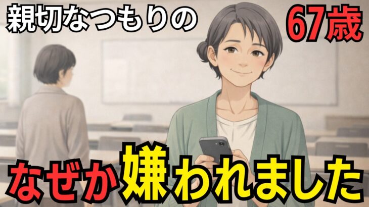 【人間関係】頼られるのが当たり前だった女性がスマホ教室で突きつけられた、親切とおせっかいの境界線【過干渉・シニア女性・スマホ初心者】