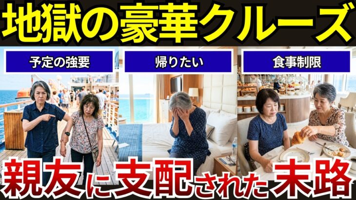 【一生のトラウマ】一生に一度の豪華客船旅行が地獄の監禁部屋に！豹変した親友に支配され、身も心もボロボロにされた悲惨すぎる末路！シニア口コミ紹介