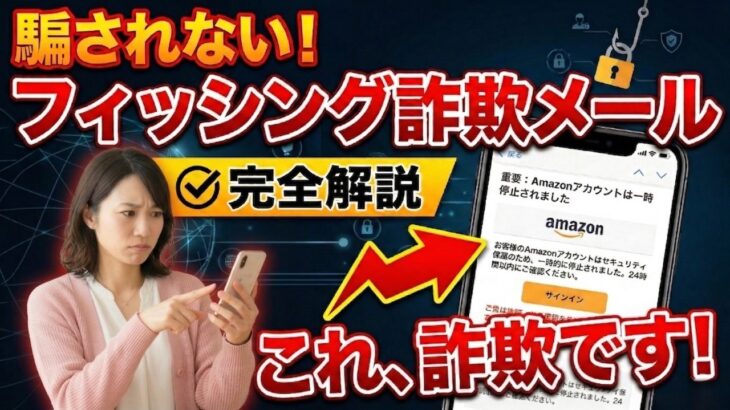 【完全ガイド】フィッシング詐欺メールの見分け方・実例あり｜シニア必見