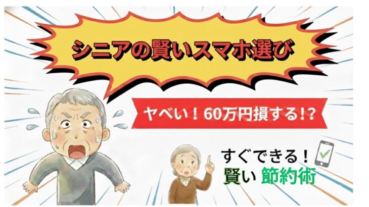 スマホ代を「一生払い続ける人」と「賢く卒業する人」の決定的な違い【シニアのためのデジタル自立】