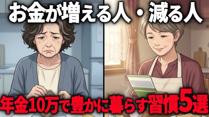 【年金10万円】60代で”お金に不自由しない人”が密かにしている黄金ルール5選