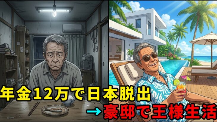 【シニアライフ】年金月12万で餓死を覚悟した62歳が東南アジアへ移住し、プール付き豪邸で暮らす現実