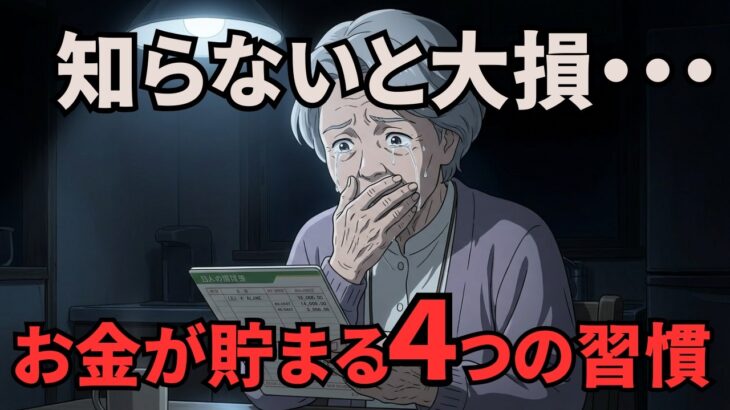【年金12万円】なぜかお金が消える…67歳が「たった4つの習慣」をやめたら人生が変わった話【シニア朗読雑学】