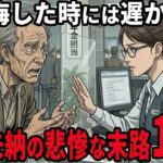 【シニアの本音】国民年金が未納だった…シニアの悲惨な末路 15選紹介します