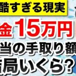 🌸【知らないと大損】年金月15万円の手取り額！税金、保険料はどのくらい天引きされる？驚きの手取り額とは？🌸