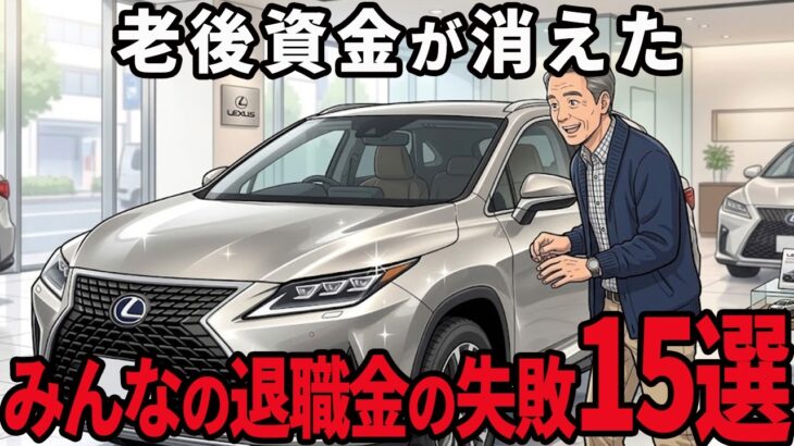 【シニアの本音】みんなが経験した退職金の使い方失敗談！口コミ 15選紹介します【悲惨】