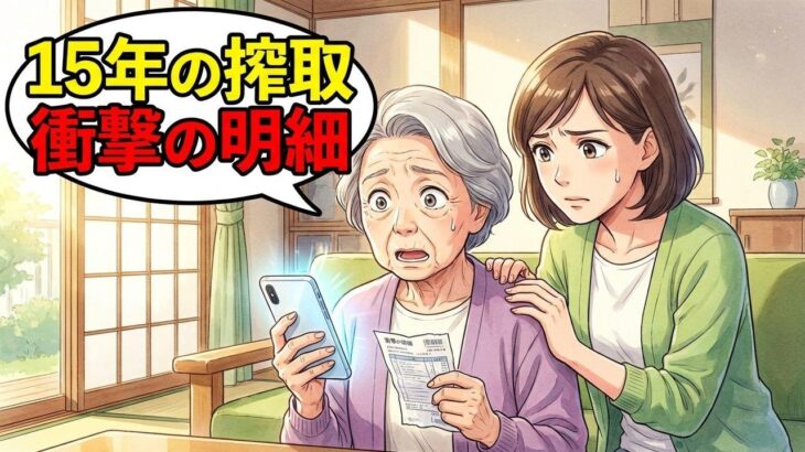15年も搾取された？67歳未亡人がスマホ代で失った”大金”の正体