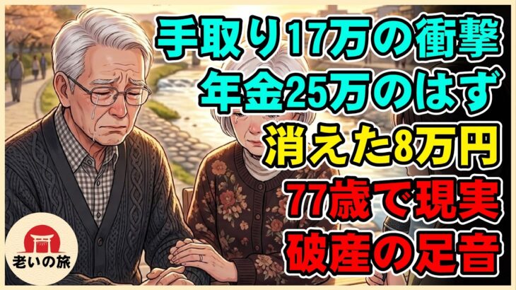 【漫画】手取り17万の衝撃…年金25万のはずが“消えた8万円”の正体と、77歳で突きつけられた老後破産の足音【シニアライフ】【60代以上の方へ】
