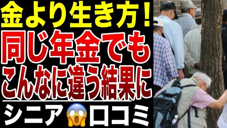 【シニアの現実】同じ年金でも、生き方でこんなに違う！金より生き方！当事者の口コミ20選紹介します