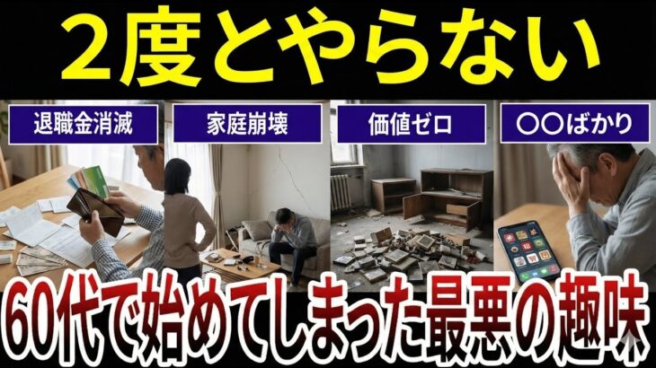 【シニア必見】老後を壊す最悪のシニア向け趣味！口コミ20選を紹介します