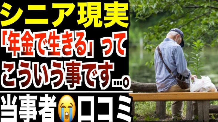 【シニア現実】「年金で生きる」ってこういうことです──当事者の声が刺さる口コミ20選紹介します。