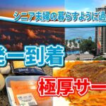 シニア夫婦の暮らすように過ごすハワイ　2025　出発ー到着　極厚サーモン