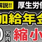🏯【緊急】加給年金2025年改正へ！厚生労働省が見直し案🏯