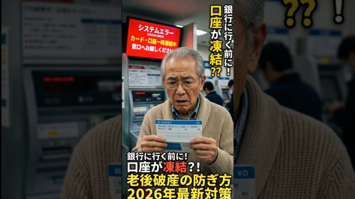 自分のお金なのに使えない？2026年日本シニア「口座凍結」の非常事態！🚫🏦] #ウェブドラマ #映画 #スカッとする #ウェブドラマ #映画 #スカッとする #ドラマ #社長 #パワハラ復讐