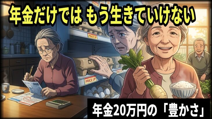 年金月20万なのに、なぜ卵も買えないのか。68歳・正子さんが気づいた「本当の豊かさ」【シニア朗読】