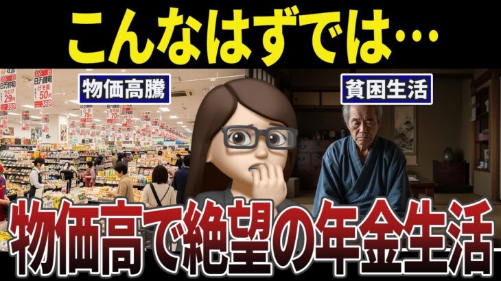 【貧困】年金が無くなり地獄へ。物価高で生活に苦しむシニアの口コミ30選