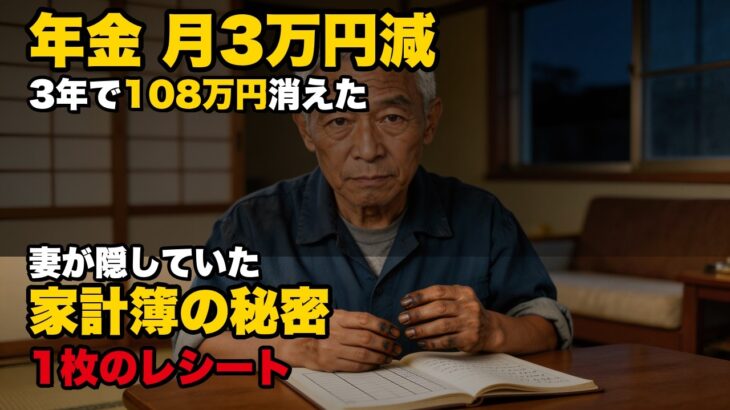 年金が月3万円も減っていた68歳の元技術者…「65万円の壁」を知らなかった男が、妻の家計簿から落ちた1枚のレシートで涙した理由