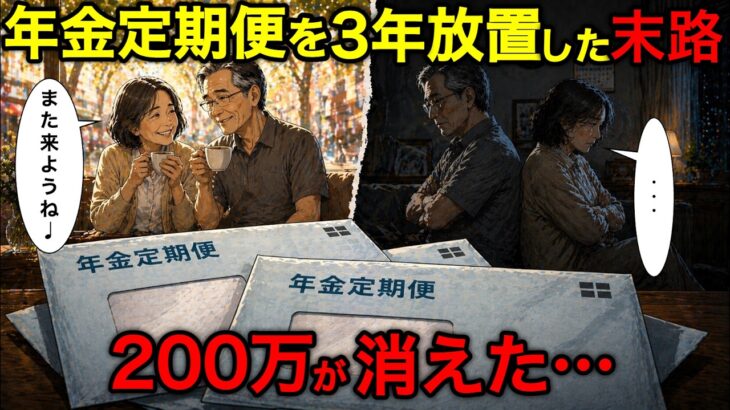 【漫画】年金生活の落とし穴。年金定期便の見方を間違え「年間40万円」を知らなかった63歳夫婦の末路…