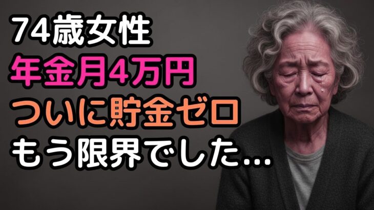 「年金月4万円では生活できない」74歳女性に訪れた地獄の老後生活