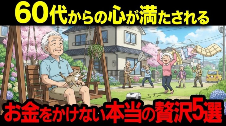 老後の本当の贅沢5選。高級旅行より効く【シニア朗読雑学】