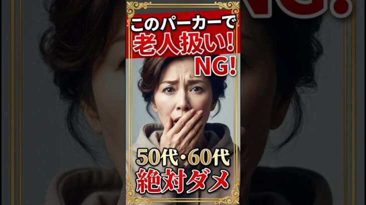 このパーカーを50代以上の人が着ると最悪なファッションになります