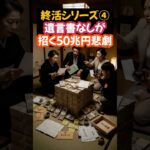 【終活シリーズ④】毎年50兆円が動いている…遺言書なしで亡くなると家族はどうなる？