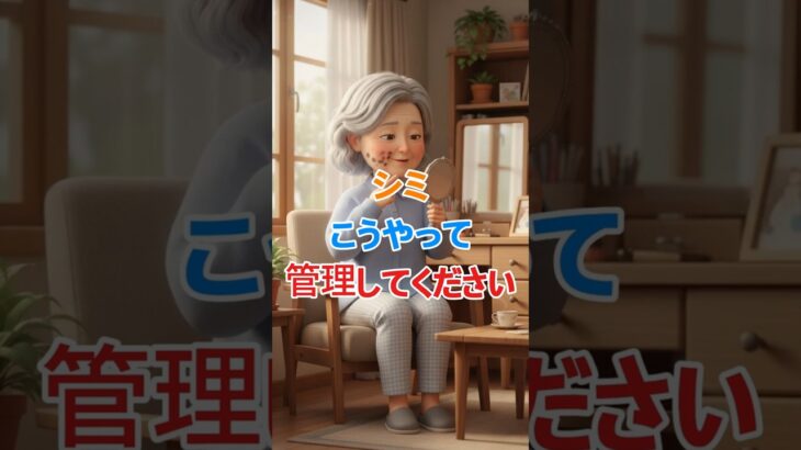 シミこうやって防いでください. #シニア健康 #雑学 #60歳代#シミ対策, #美肌習慣, #スキンケア, #シニア美容, #肌老化, #紫外線対策