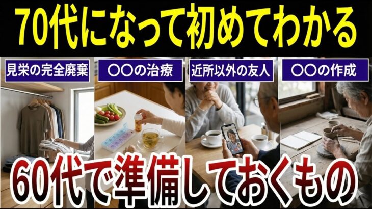 【シニア要注意】人生の先輩が教える60代の必須行動   口コミ20選を紹介します