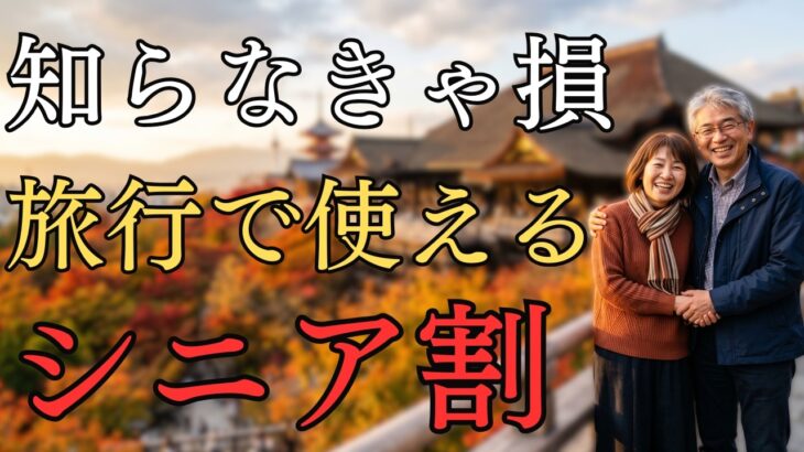 最大60％オフも！旅行で使えるシニア割10選