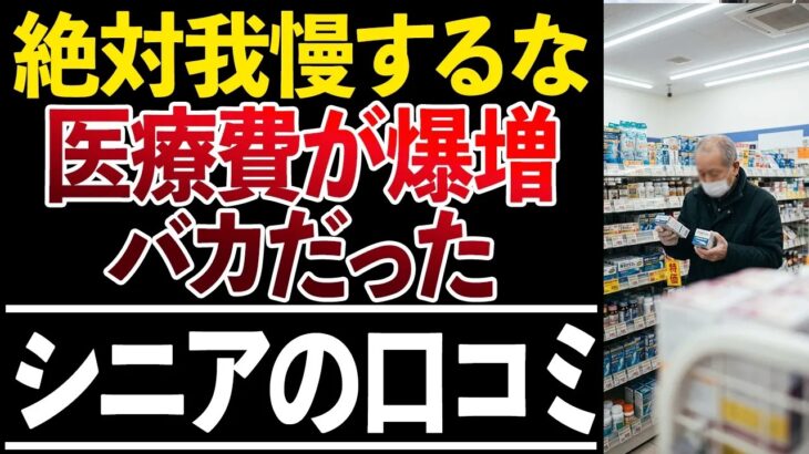 ⛩️【シニアの本音】60代が病院に行けず後悔した理由！口コミ30選紹介します⛩️