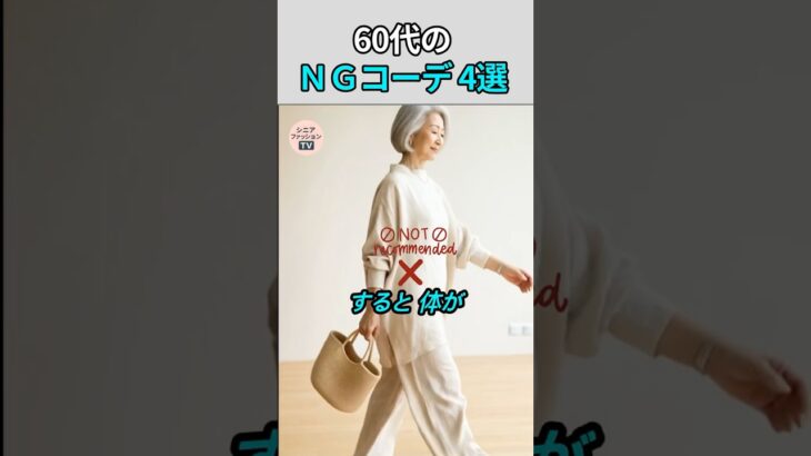 60代からの服選び｜上品に見える人がやめた4つのこと｜大人女性の着こなし術