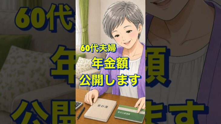 60代の年金いくら？私のリアルな金額公開します【60代年金暮らし】 #60代 #60代主婦 #シニアライフ#年金暮らし#shorts
