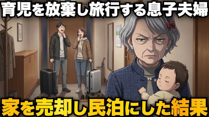 「お母さん暇だろ!?」育児を押し付け旅行する息子夫婦→家を勝手に売却し、民泊施設にした結果。息子夫婦は不法侵入で…【60代・70代】【シニアライフ】