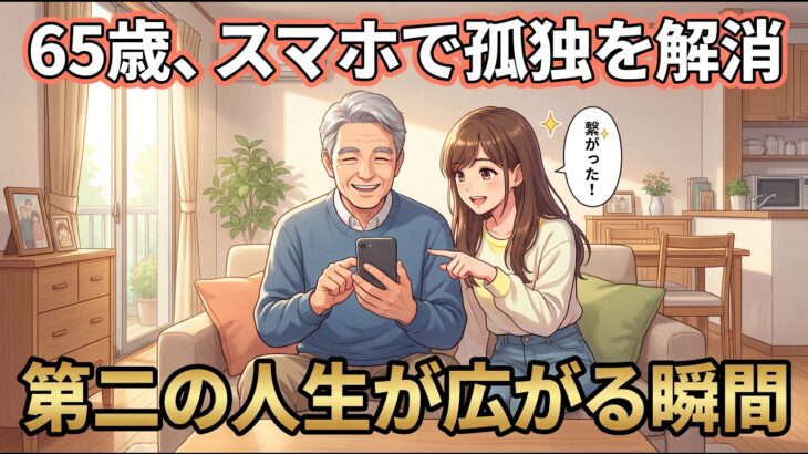 「機械音痴」だった65歳がスマホを使いこなして手にした新しい世界。孤独を解消し、遠くの友と笑い合える5つの習慣【シニア朗読雑学】