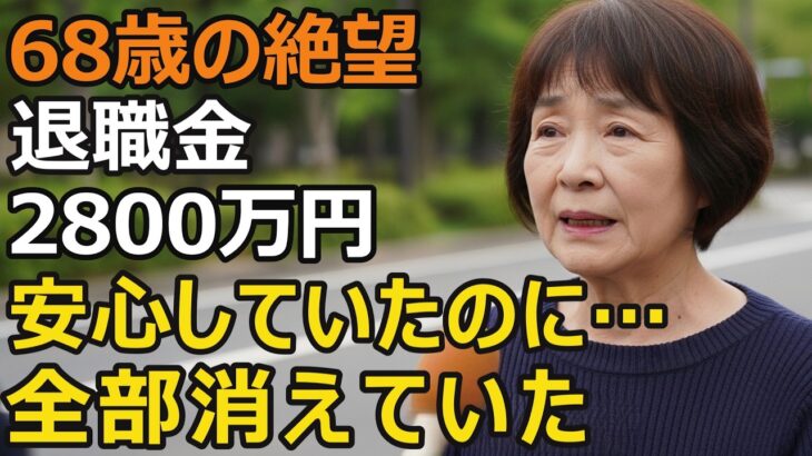68歳夫婦、年金月26万円。通帳を開いて崩れ落ちた…老後資金が一瞬で消える時代。2,800万円が消えた理由