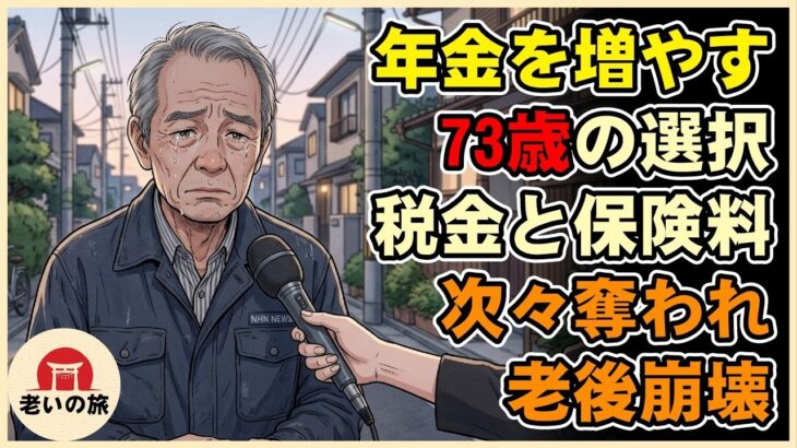 【漫画】73歳で年金月33万を手にした男の悲惨な末路…「繰り下げ受給」という精巧な罠と残酷な現実【シニアライフ】【60代以上の方へ】