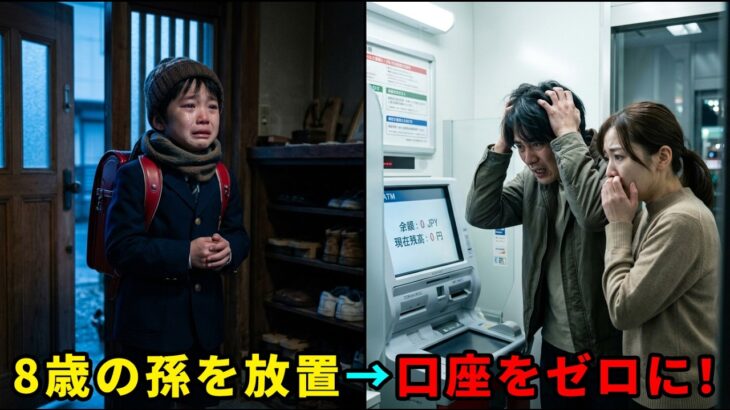 【シニア・スカッと】8歳の孫を捨て旅行に行った息子夫婦→孫の口座をゼロにした結果、全てを失った衝撃の理由