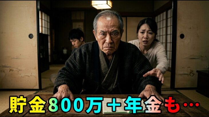 【シニア・スカッと】貯金800万を使い込み年金まで要求する息子夫婦→地獄に落とした結果…
