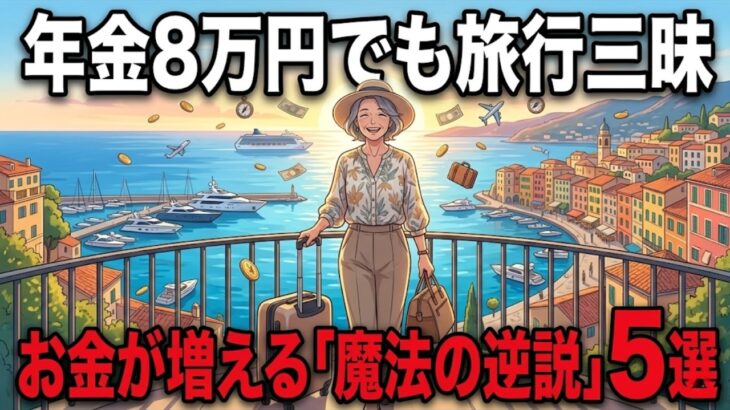 年金月8万円なのに旅行三昧。60代女性が「お金を使うのをやめたら」お金が増えた魔法の逆説5選
