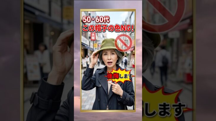 この帽子の色はやめとこ！かえって老けて見えるNG帽子カラー