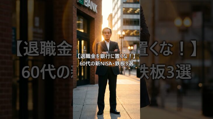 ​今さら投資なんて…と思っていませんか？実は、新NISAはシニア世代こそ最適なんです。注目の銘柄をコメント欄で教えて!!